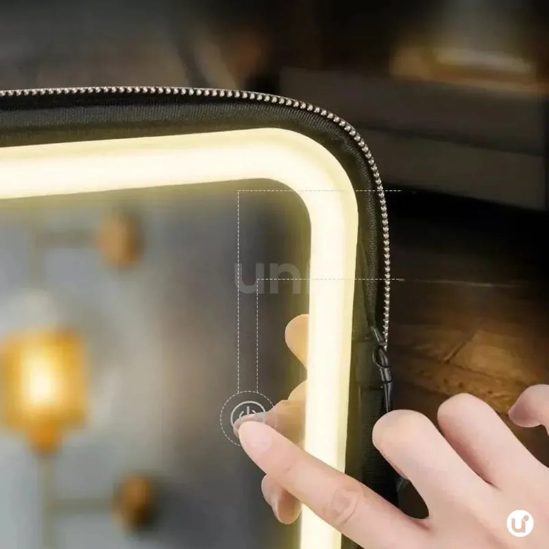 Cosmetiquera Profesional Con Espejo Led