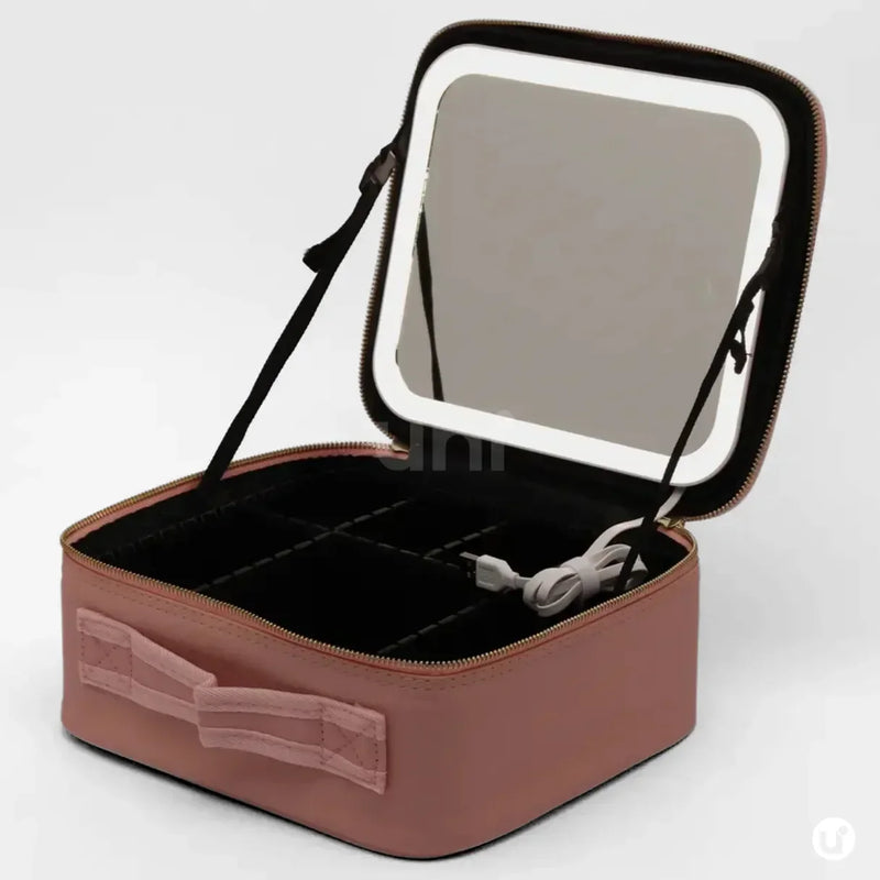 Cosmetiquera Profesional Con Espejo Led