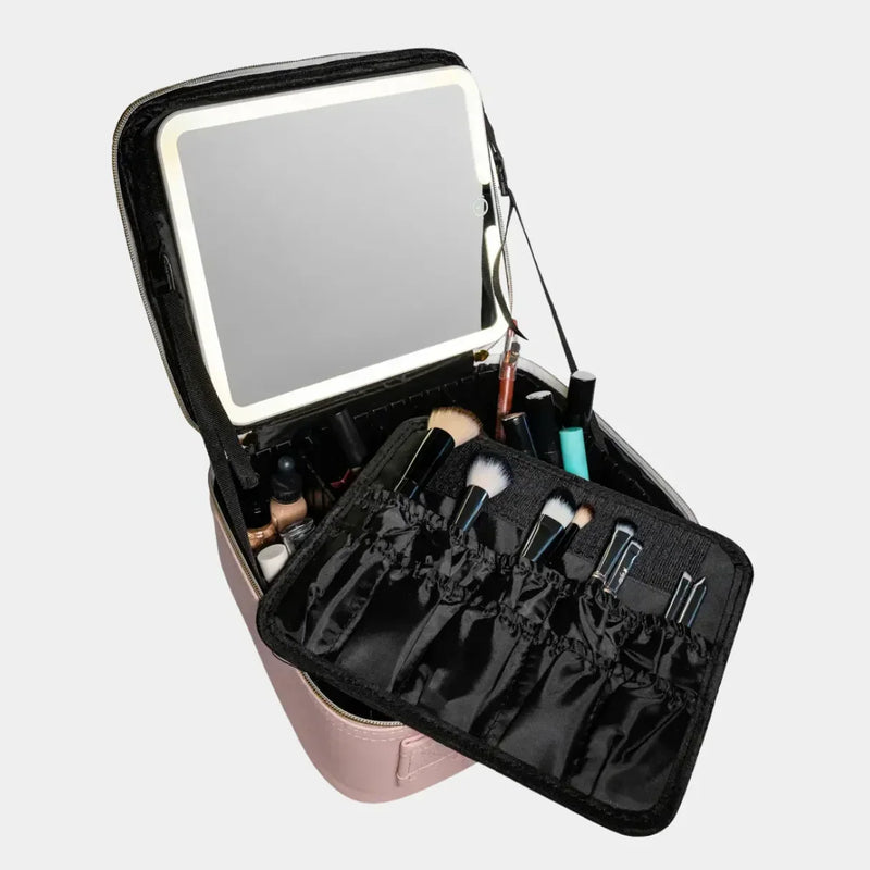 Cosmetiquera Profesional Con Espejo Led