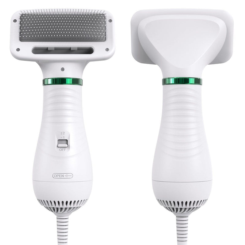 Cepillo secador para perro 2 en 1