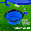 Correa con cantimplora para perro