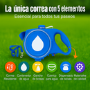 Correa con cantimplora para perro