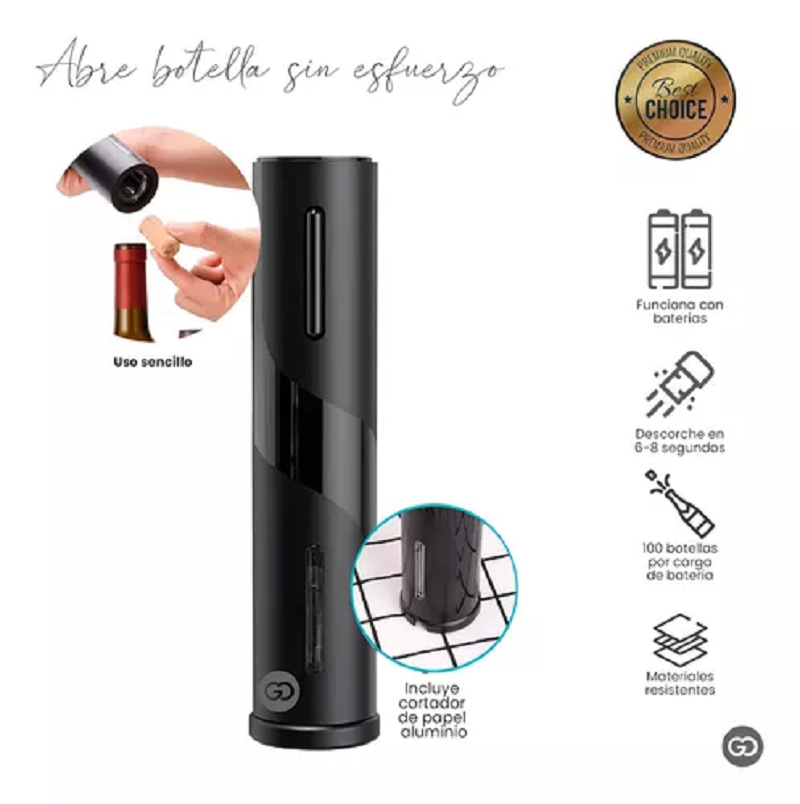 Sacacorchos Eléctrico Recargable